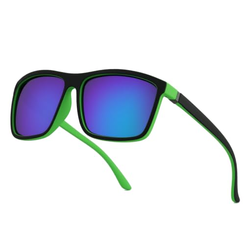 Image of Men's Sports Polarized Sunglasses Square Frame Glasses NP1007
