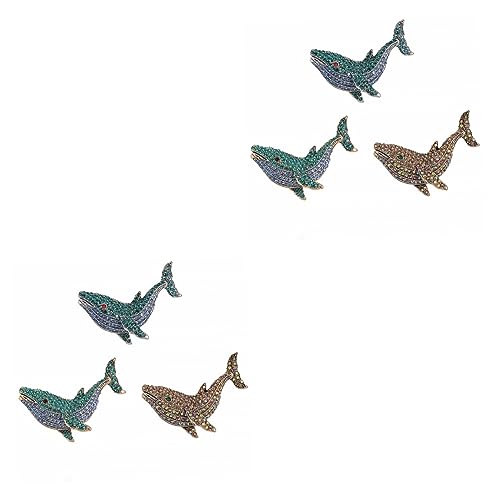 Broche de poitrine requin baleine en alliage pour habiller une tenue de soirée