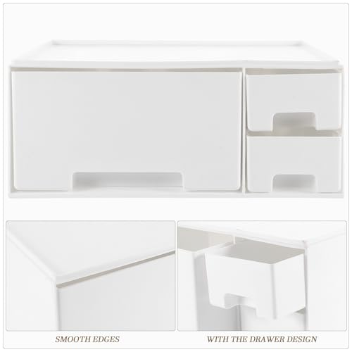 Réhausseur d'écran pour bureau à la maison, meuble de rangement esthétique