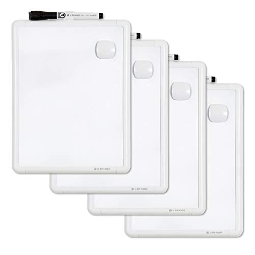 U Brands Contempo Magnetic Dry Erase Board Bundle