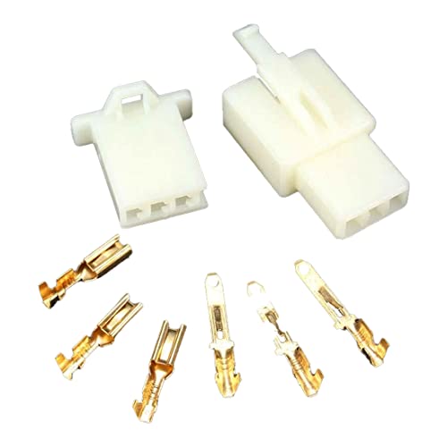 5 Sets 3 Pin 2.8mm Wire Harness Motorcycle Sensor Connector Automotive Cable Socket