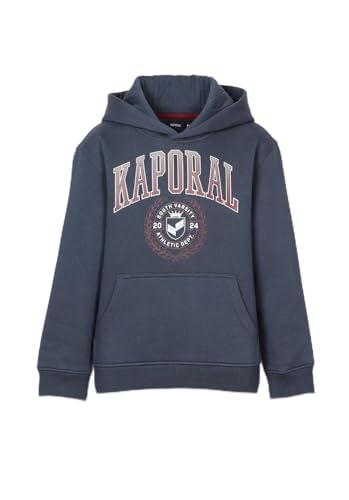 Kaporal, Sweat Shirt pour Garçon, Modèle Edvin, Couleur Navy, Taille 10 Ans