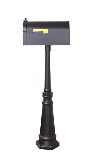 Special Lite Products Berkshire Curbside Mailbox With Locking Insert And Tacoma Mailbox Post #TOP3
