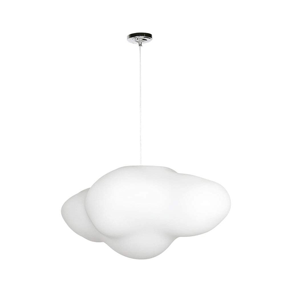 Lustre nuage LED en finition mate blanche pour un plafond design et épuré