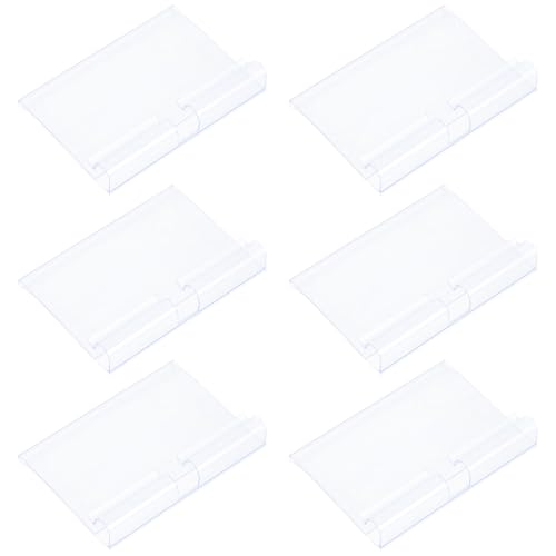 OSOLADY 40個 アクリル製価格タグホルダー 軽量コンパクト スーパー用ディスプレイスタンド 透明ラベル表示台