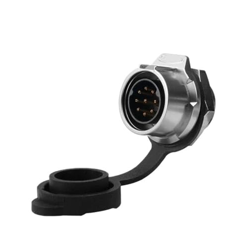 Connecteur M16 mâle 9 broches étanche IP67 anti infiltration d'eau extérieur