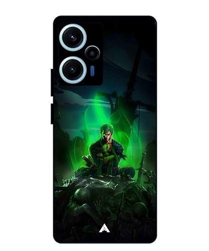 Image of Premium Anime 1 Case for Xiaomi Redmi Note 12 Turbo (Glossy Finish) Soft-Touch Metal TPU Back Cover, Shockproof, Designer, Aesthetic Mobile Phone Case