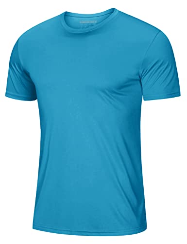 T-shirt coupe ajustée homme Dninmim en maille douce bleu EN8 L