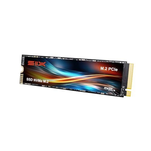 Image of SIX X5000 1TB M.2 2280 SSD PCIe Gen4x4 NVME SSD Solid State Drive - Up to 3700MB /s Read, 2500MB /s Write