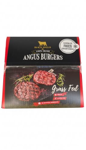 Hamburguesas Black Angus 100% Carne de Vacuno Irlandesa - Pack 20 x 170g - Producto Refrigerado