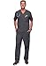 CHEROKEE Men's Premium Core Stretch V-Neck Scrub Top, Pewter, XX-Large