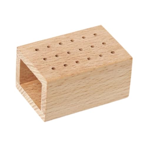 Caja organizadora para accesorios de uñas de madera miniatura 6