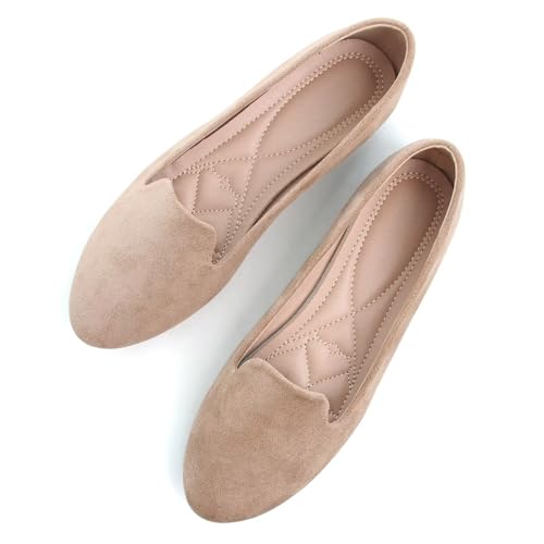 Image of SAILING LU Women Round Toe Comfortable Ballet Flats | Shoes for Women, Dressy, Slip-ons, Loafers