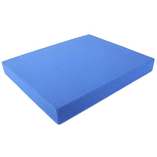 Balance Pad, almohadilla de equilibrio de espuma no deslizante 15.8x13x2 Ejercicio de almohadillas de alta resiliencia para fisioterapia, estado físico, entrenamiento de estabilidad, rodilla ＆ Ejerci