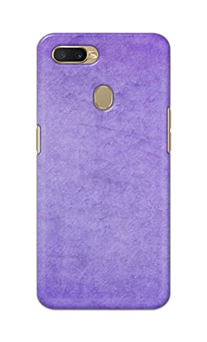 Image of Plain Purple Hard Back Case Cover for Oppo A7 / Oppo A5s / Oppo A12 / Oppo A11k / Oppo A12s / CPH1909 Back Cover -(J5) VNS2226