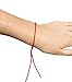 GoshenY solutions Original Kabbalah Red String Bracelet - 100% Wool Protection Bracelet Against The Evil Eye - Red String Bracelet for Easy Birth, Good Health, Wealth, Luck and Success