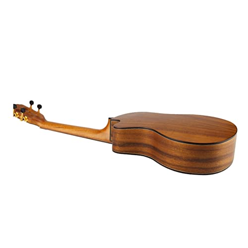 ukulélé Voyage Hole Double Ton De 26 Pouces Ukulele Acacia Petite Guitare Acoustique avec Boîte Électrique - Les Beatles, Paul McCartney, John Lennon, RIngo Starr, George Harrison ukulélé Voyage Hole Double Ton De 26 Pouces Ukulele Acacia Petite Guitare Acoustique avec Boîte Électrique – Image 4