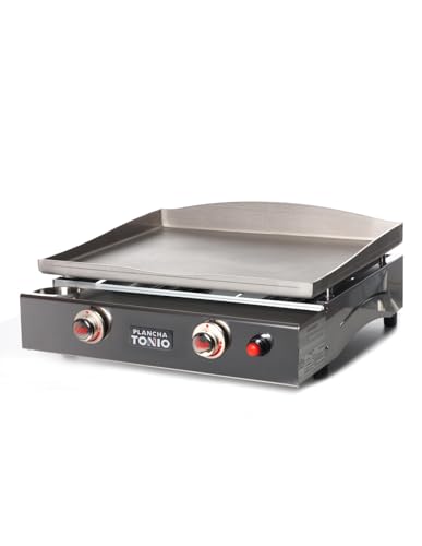 Plancha Tonio - Plancha Gaz Tonio Lagoa 2 Feux Caisson et Plaque ...
