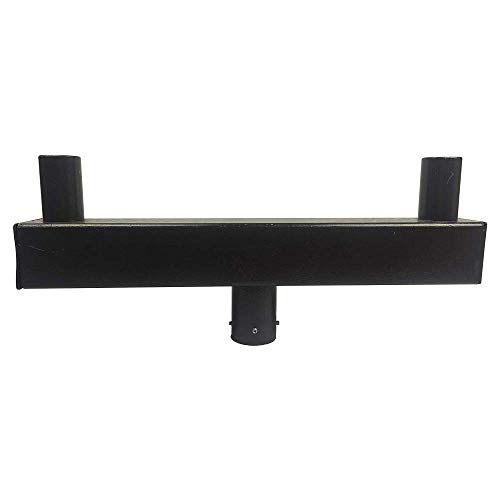 Double Square Vertical Bullhorn Mount for 2 Lights Bronze Tenon for 2 3/8"
