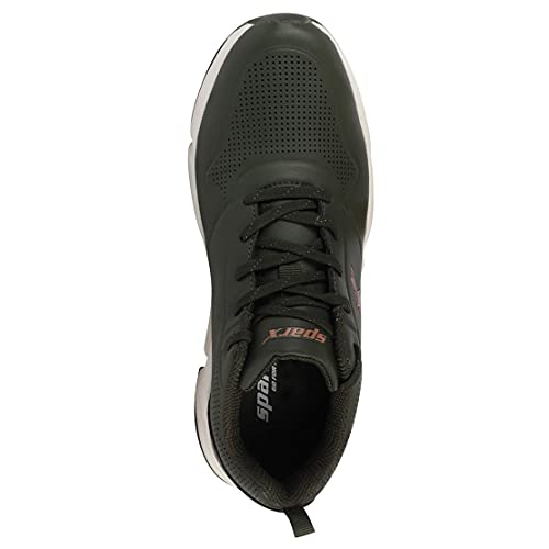 Image of Sparx Mens SM 661 | Enhanced Durability & Soft Cushion | Olive Running Shoe - 10 UK (SM 661)