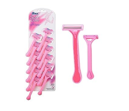 Max Womens Disposable Shaving Razor for Hair Removal, Blue/pink (Pink 12 Piece Pack) (B0CG96P46D) Amazon Price History, Amazon Price Tracker