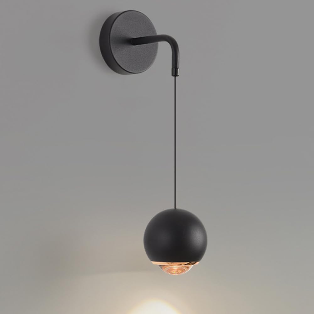 Mini aplique de pared de noche para solucionar la falta de espacio en la mesita