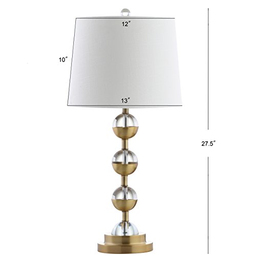 Lámparas de mesa de noche LED cristal dorado jaspeado miniatura 4