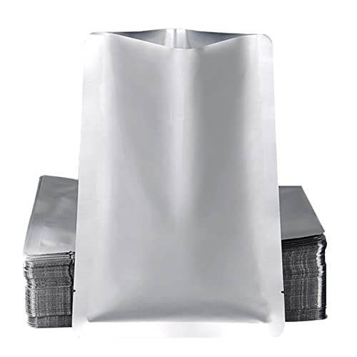Bolsas de Mylar termosellables herméticas con ventana transparente para conservar comida seca 100 uds 2