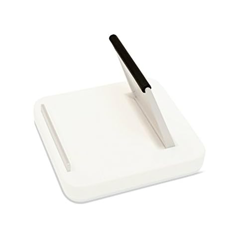 Tmvel Cell Phone Cradle for Universal/Smartphones - Retail Packaging - White Cover