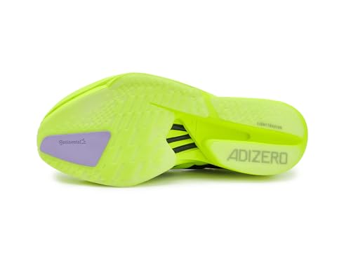 Image of adidas Women's Adizero Adios PRO 4 W Solar yellowAurora Plum /Powder Plum 9.5 US
