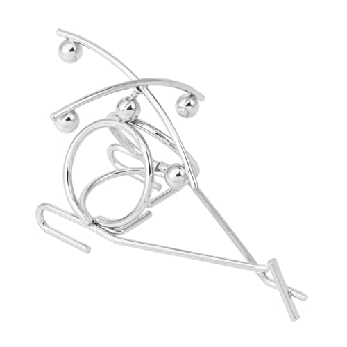 Toyvian Jouet D'ÉQuilibrage en MéTal, Figurine Métal Oscillante Décor De Bureau avec Balancier Artisanat De Mini Hélicoptère DéCoration CréAtive pour Maison Et Bureau Science