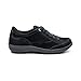 Aetrex Women’s Dahlia Lace-Up Oxford Orthopedic Leather Womens Shoes with Arch Support, Cushioned Footbed & Removable Insole – The Womens Fashion Sneakers are Comfortable & Supportive Footwear. Black