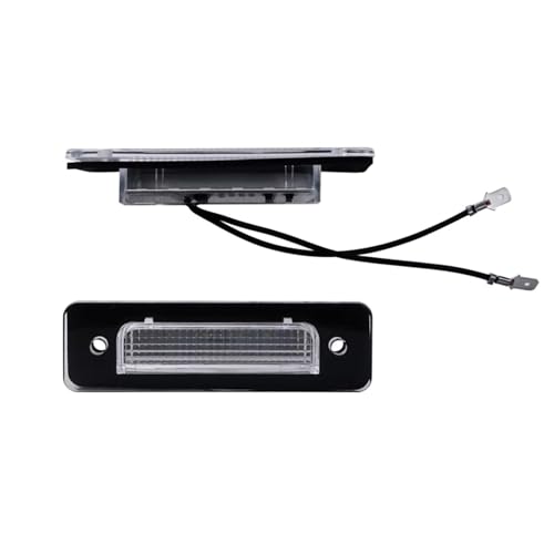 2X Luz de matrícula de alta visibilidad para Serie 7 E23 M1 E26 y Z1 Roadster piloto trasero 12V