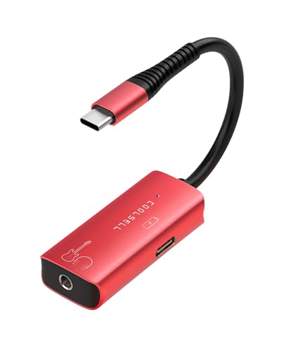 USB C 24bit/192kHz Guitar Audio Interface