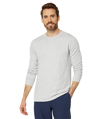 TravisMathew Cloud Waffle Crew Heather Light Grey XL