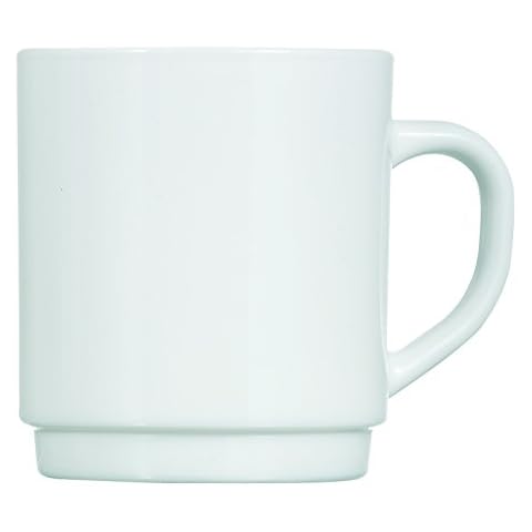 Dajar Mug 29cl Luminarc Glass White 7.9 cm Cover