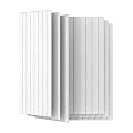 UMIACOUSTICS 6 Pcs 47.2 x 23.6 Inches Acoustic Panel, Decorative Sound Absorbing Wall Panel for Office,Home Theater,Studio,White