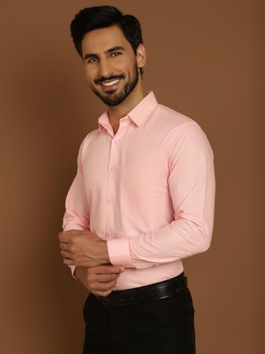 Image of Indian Needle Men's Solid Regular Fit Shirt