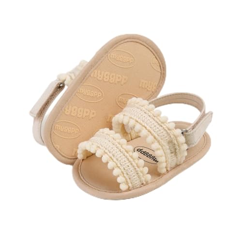 Image of Meckior Infant Baby Girls Boys Summer Sandals Open Toe Lace Princess Dress Wedding Flats Shoes Newborn Toddler Soft Non-slip Sole First Walker Crib Shoes