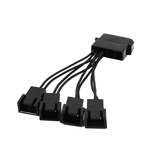 New Lon0167 4 i 1 2 Ρ i CPU-krympfri ärmförlängningskabel med svart hylsa 10 cm(4-in-1 2 Ρin-CPU-Heatshrinkless-Verlängerungskabel mit schwarzem Ärmel 10 cm