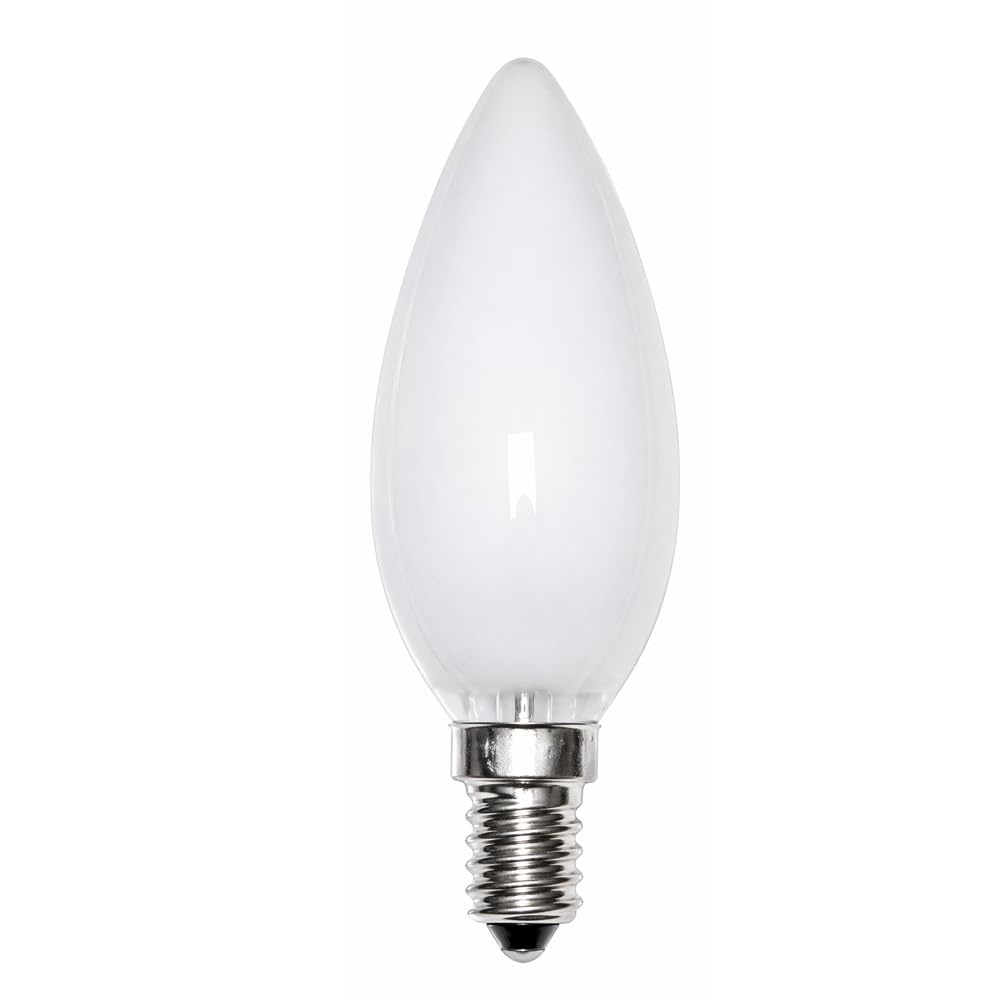 NCC-Licht 10 Stück Kerzenlampe C35 matt E14 25W warmweiß dimmbar 230V