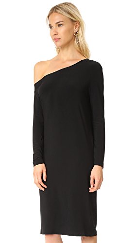 Norma Kamali Women's One Size Long Sleeve Drop Shoulder Dress3