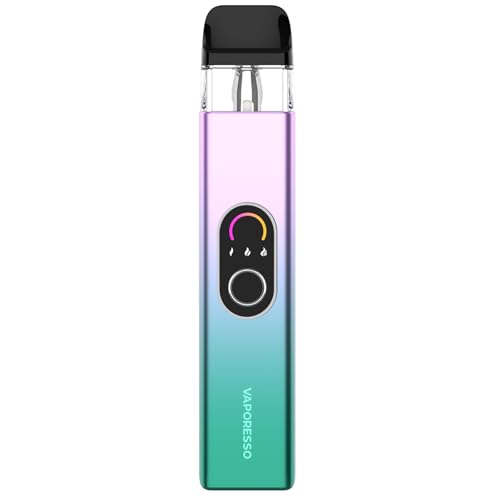 Vaporesso XROS 4 Kit | Pod Vape Avec Batterie 1000mAh Intégrée, Cartouche 3ml, 5 Résistances (0.4Ω-1.2Ω) Pour MTL & RDL, Sans Nicotine (Rose Menthe)