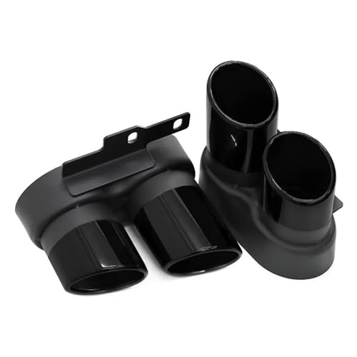 Embout d'échappement pour modifier diffuseur Audi A6 C8 en look S6 - 4