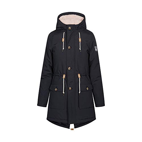 derbe Hamburg Friese Festholm Frauen Wintermantel navy/weiß S