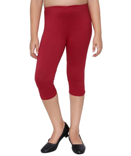 Image of Robinbosky Premium Girls Capri Leggings for All Age Group | Multiple Colors