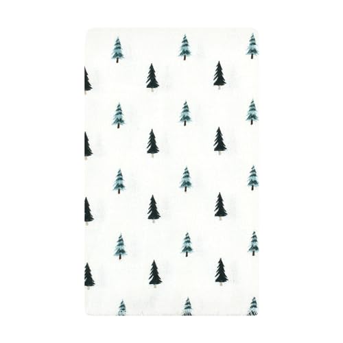 Image of Hudson Baby Unisex Baby Cotton Poly Flannel Burp Cloths, Boy Woodland Pals 10-Pack, One Size