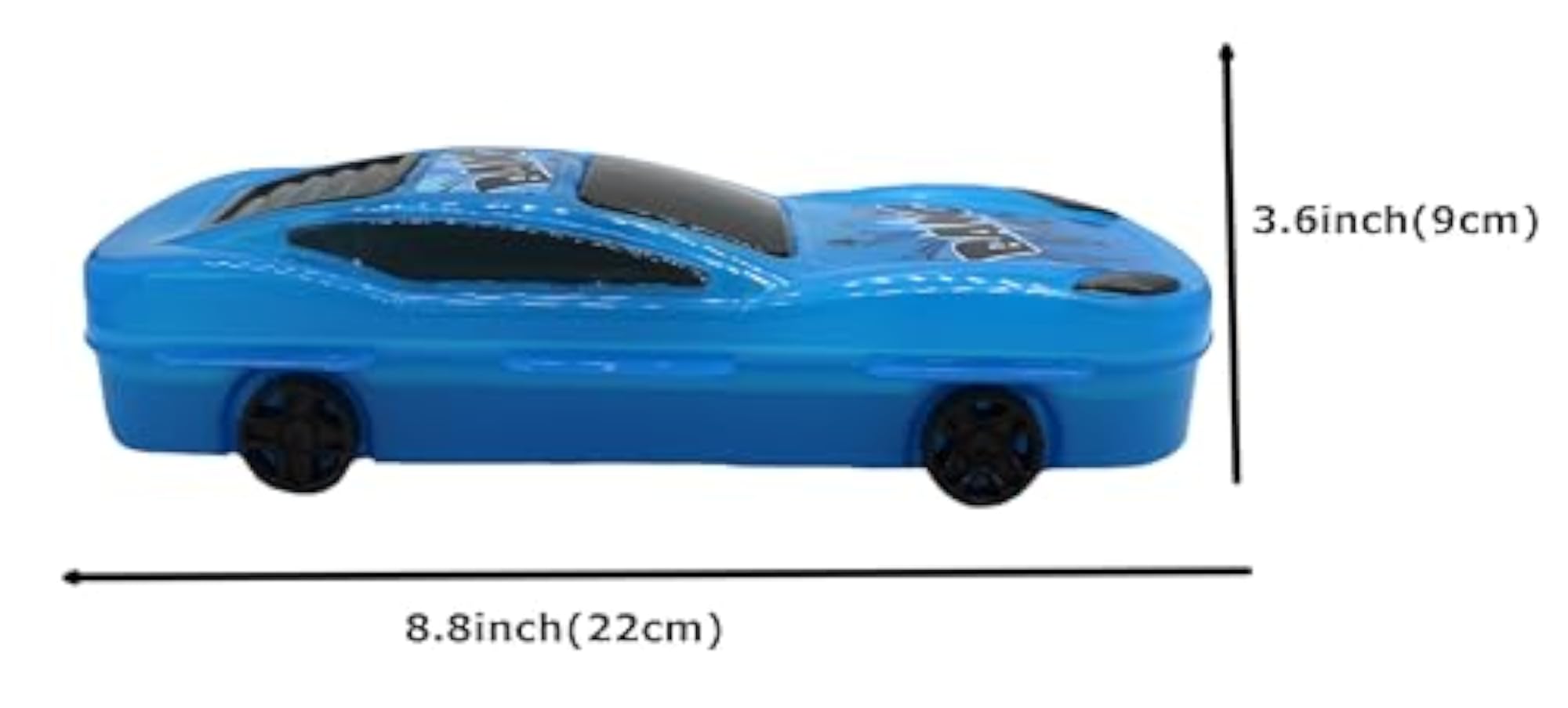 Medium Racing Car Pencil Box for Kids, Sports Design