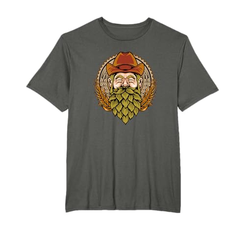 Home Brewing Craft Beer - Bierbrauer Bart Hobbybrauen T-Shirt