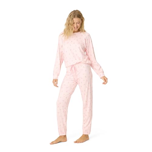 Image of PJ Salvage Women's [Amazon Exclusive] Cloud Jersey Jogger Pajama 2-piece Pj Set